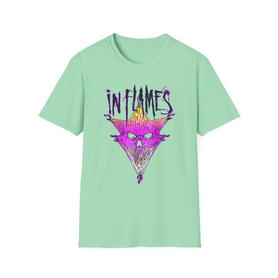 In Flames Pierced Jester Unisex Softstyle T-Shirt