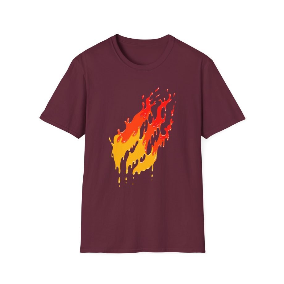 Preston Fire Drip Unisex Softstyle T-Shirt