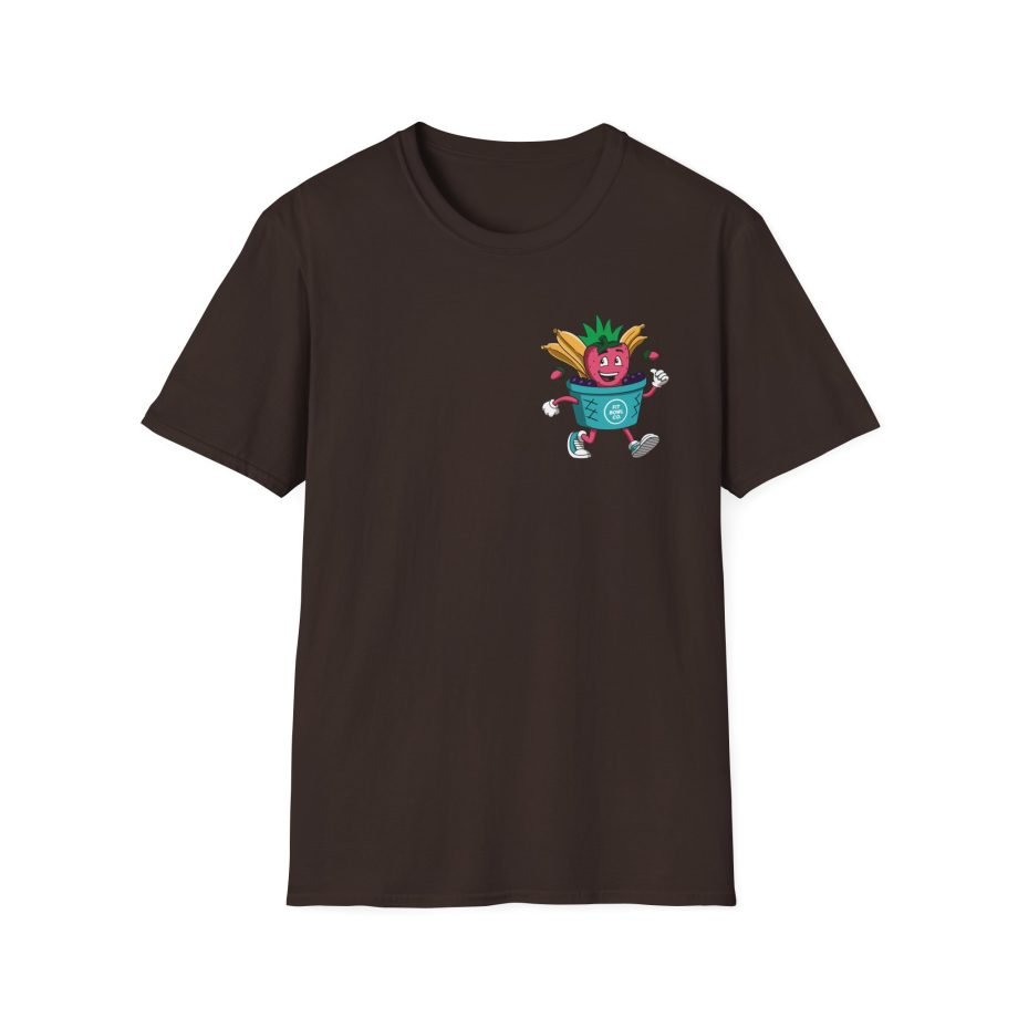 Acai Bowl Mascot Unisex Softstyle T-Shirt