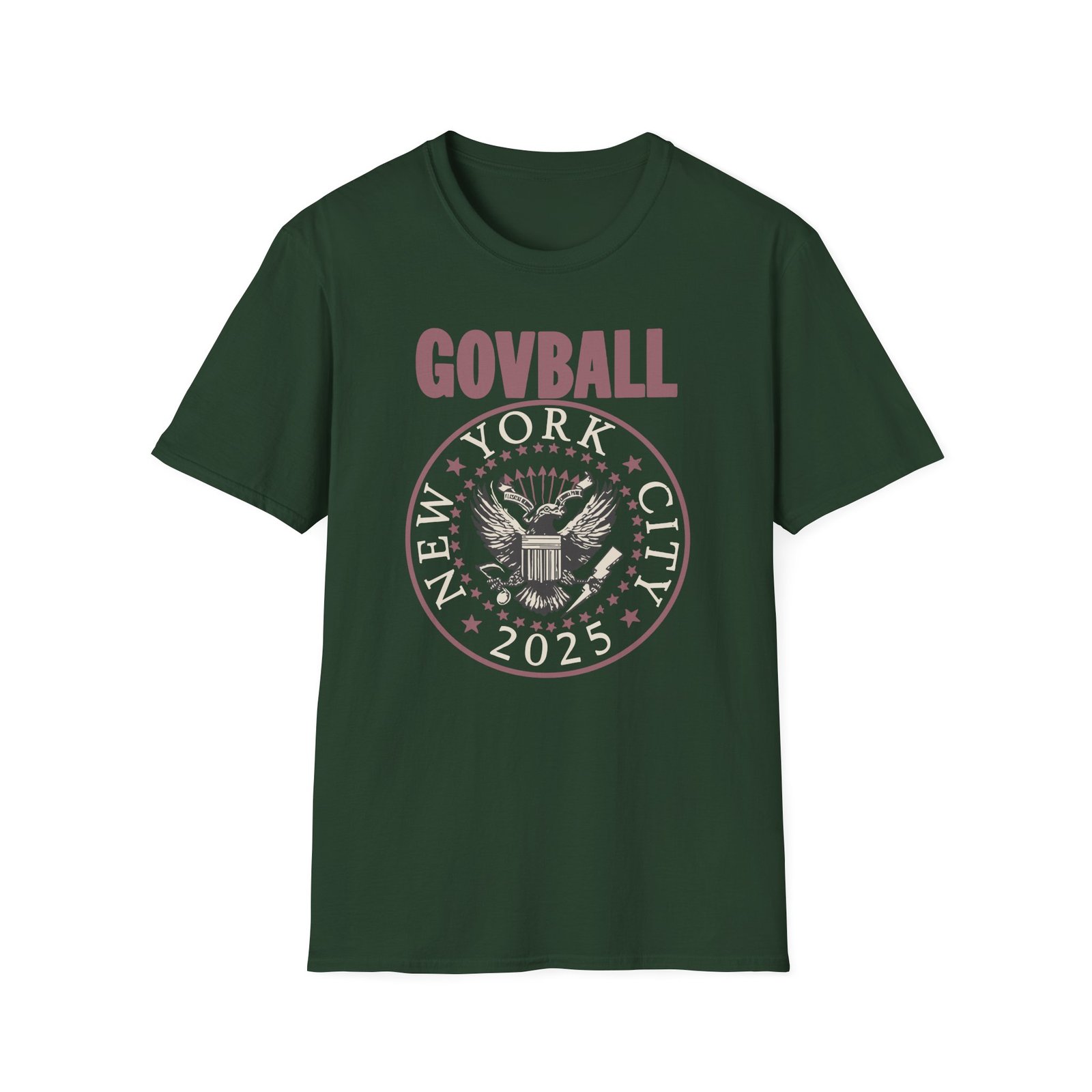 Gov Ball Gov Bop Lineup Unisex Softstyle T-Shirt