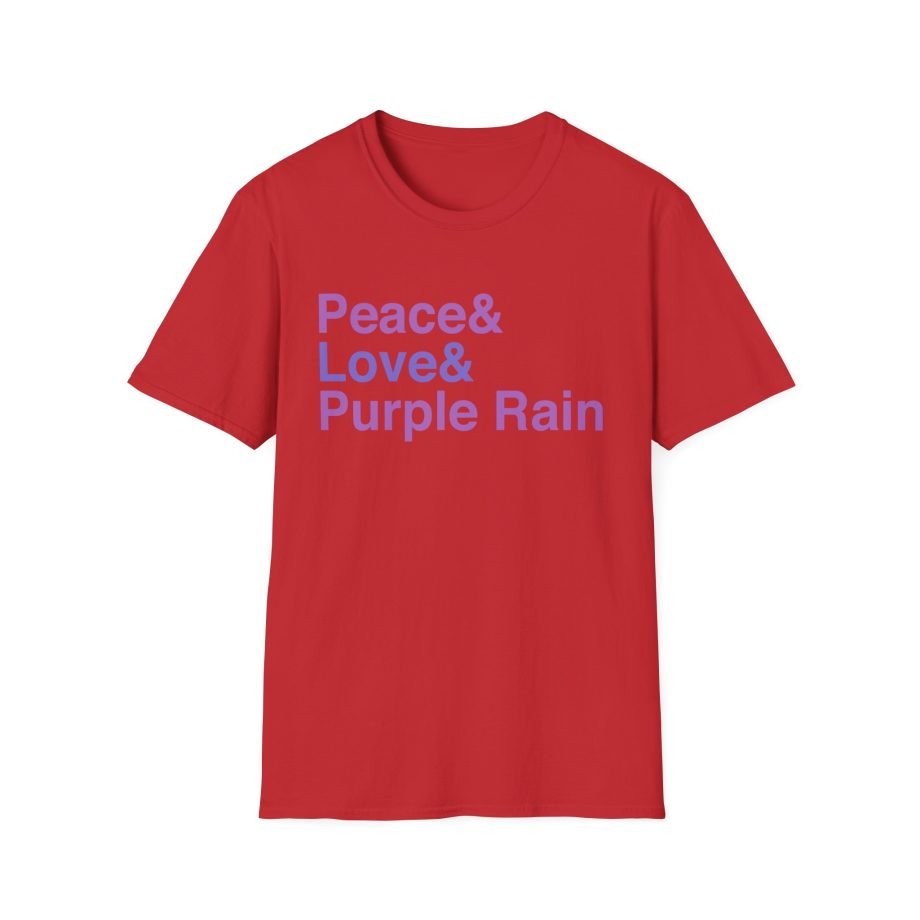 Prince & Love & Purple Rain Unisex Softstyle T-Shirt