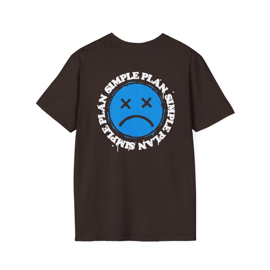 Simple Plan Sad Face Unisex Softstyle T-Shirt