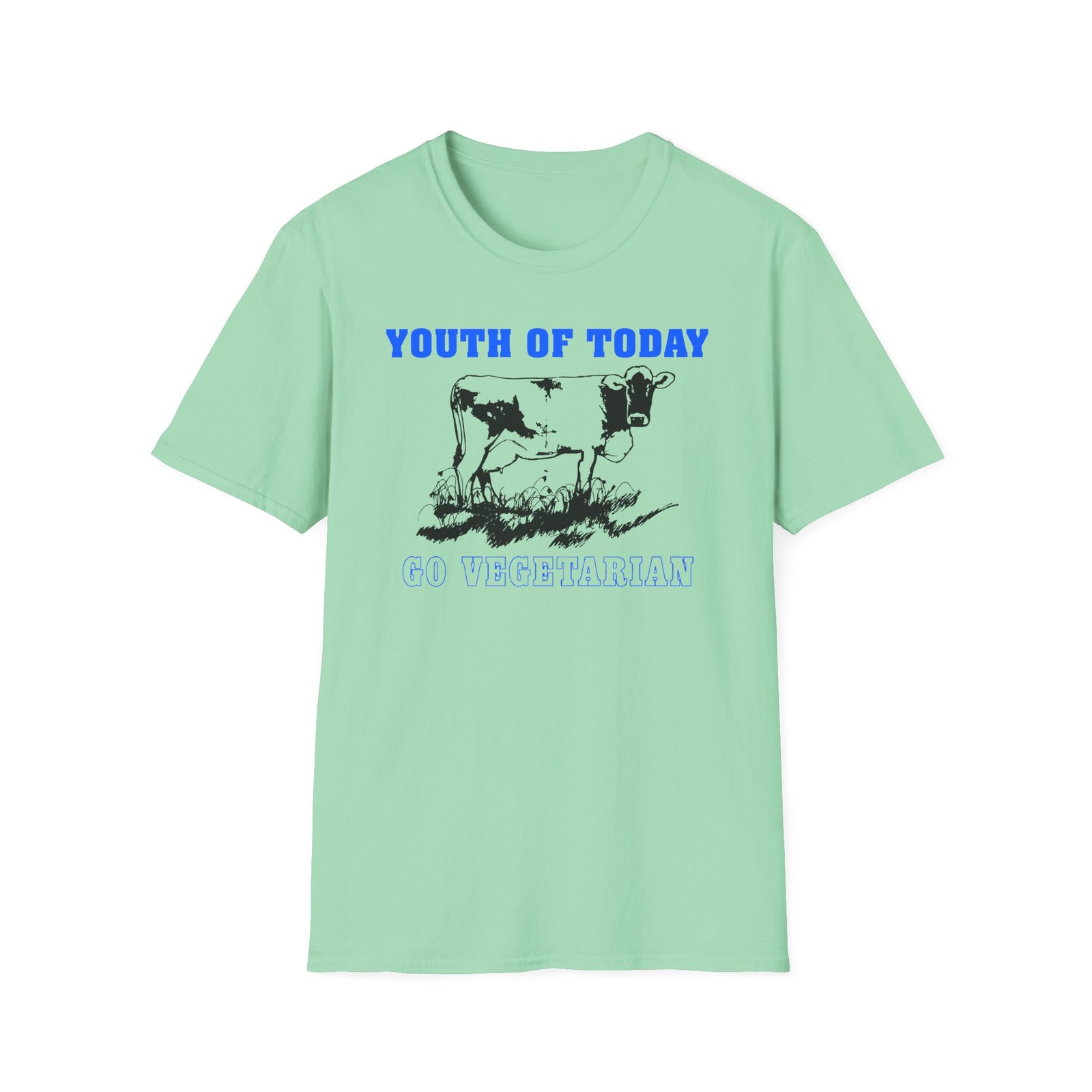 Youth of Today Go Vegetarian Unisex Softstyle T-Shirt