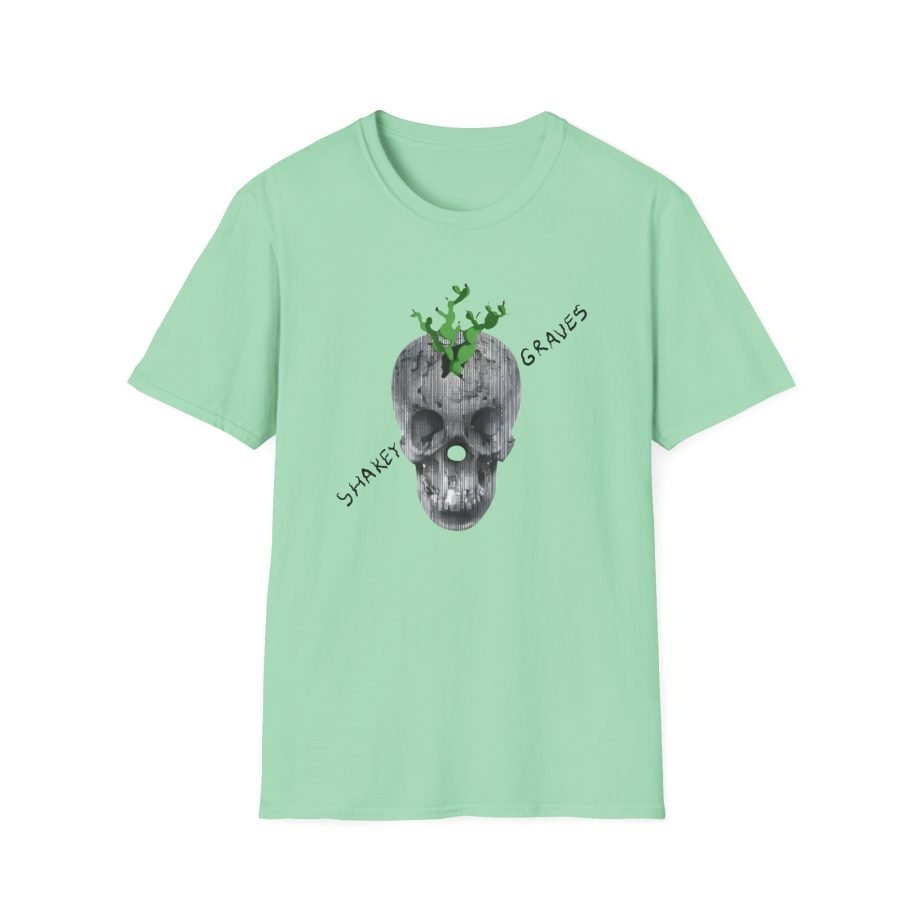 Shakey Graves Skull Unisex Softstyle T-Shirt