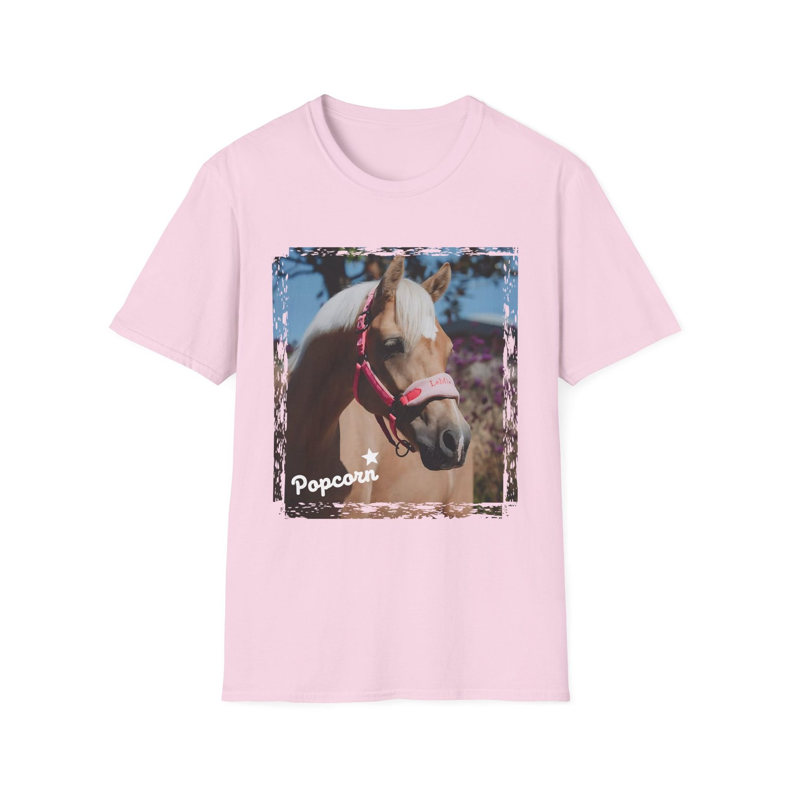 Harlow and Popcorn Unisex Softstyle T-Shirt
