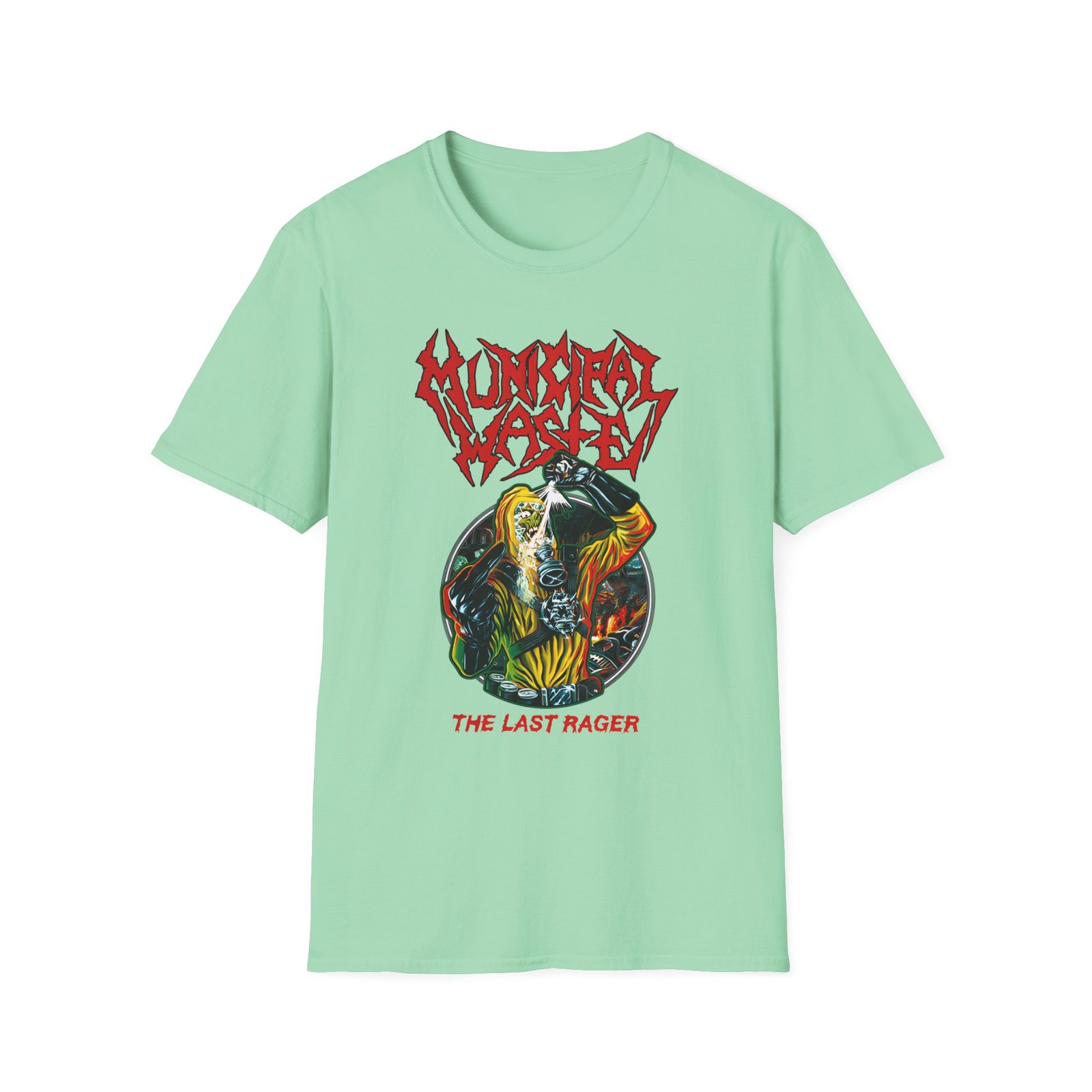 Municipal Waste the Last Rager Unisex Softstyle T-Shirt