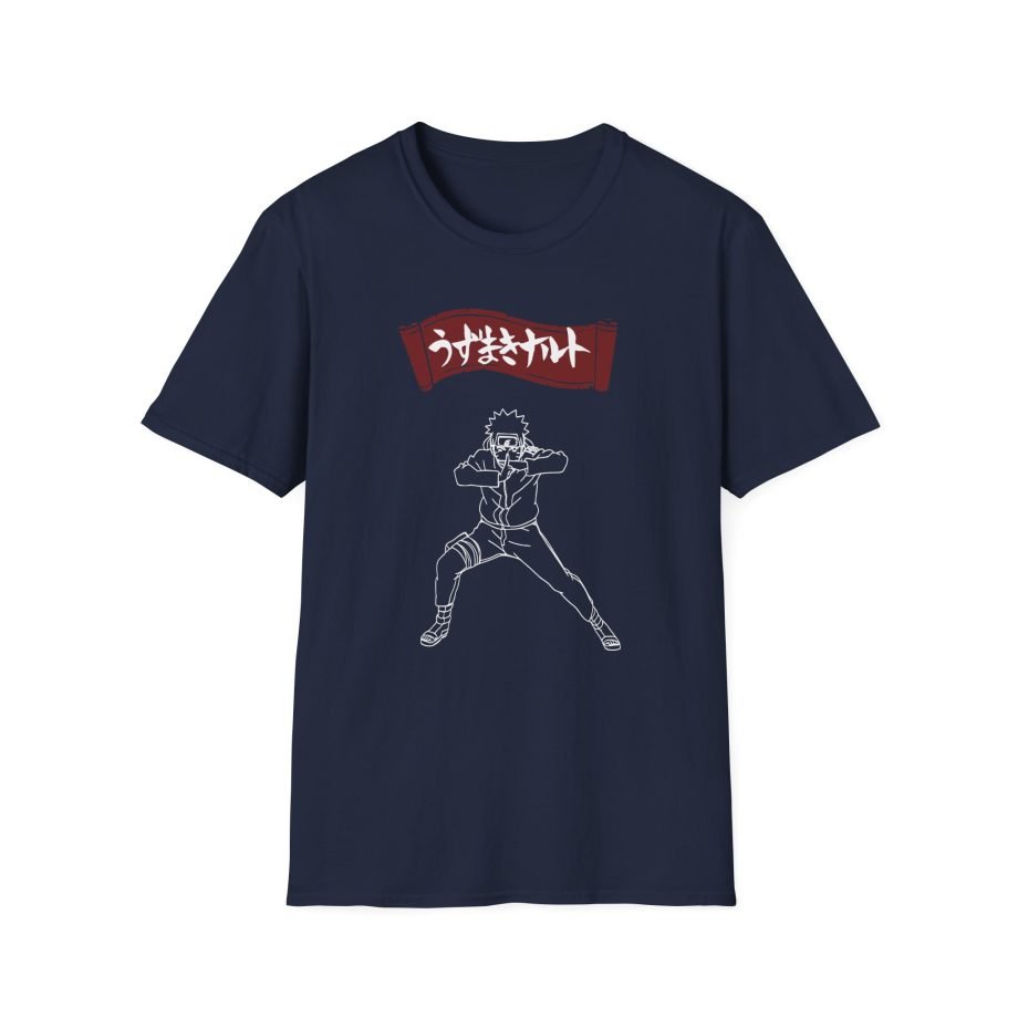 Naruto Line Art Unisex Softstyle T-Shirt