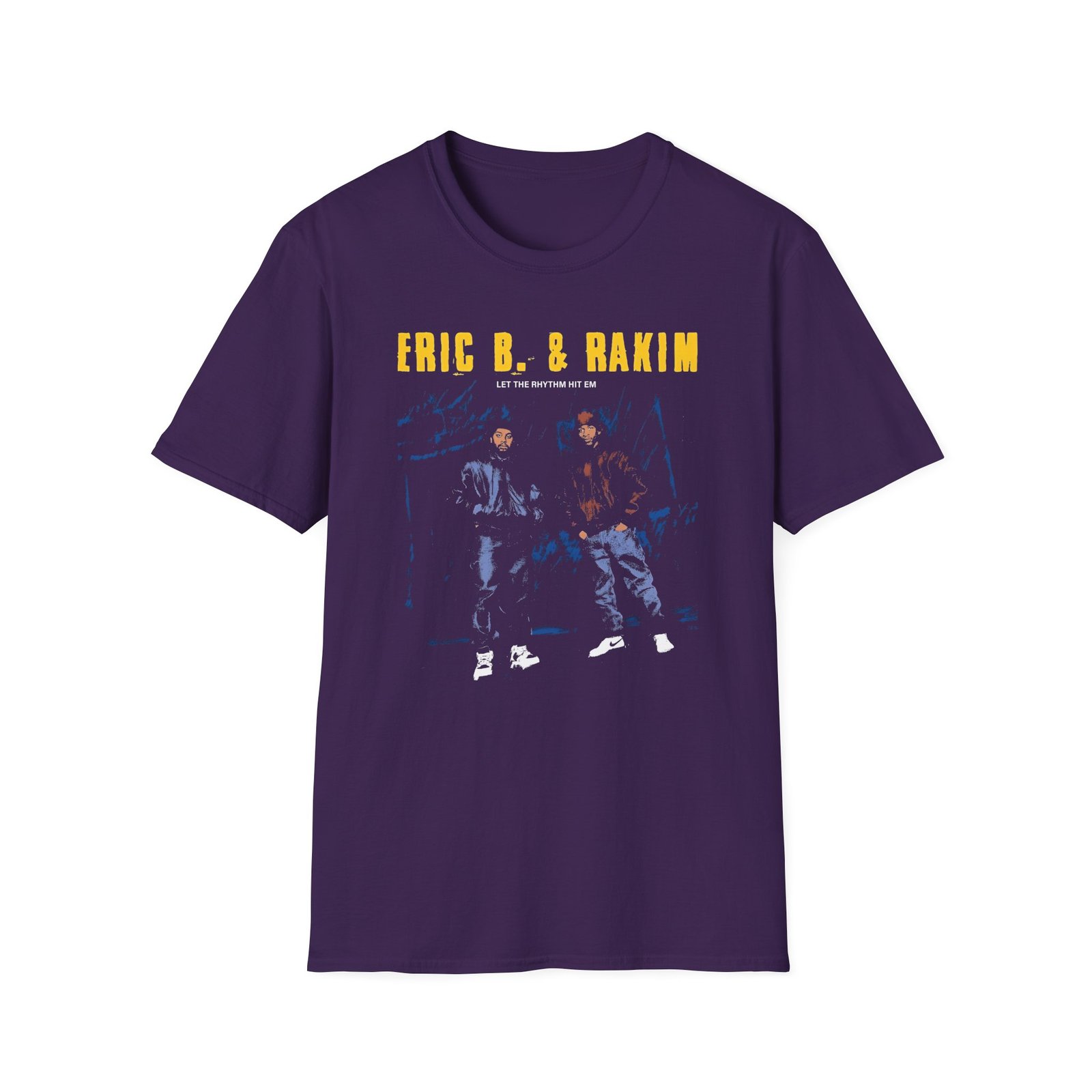 Eric B Rakim Colourised Unisex Softstyle T-Shirt