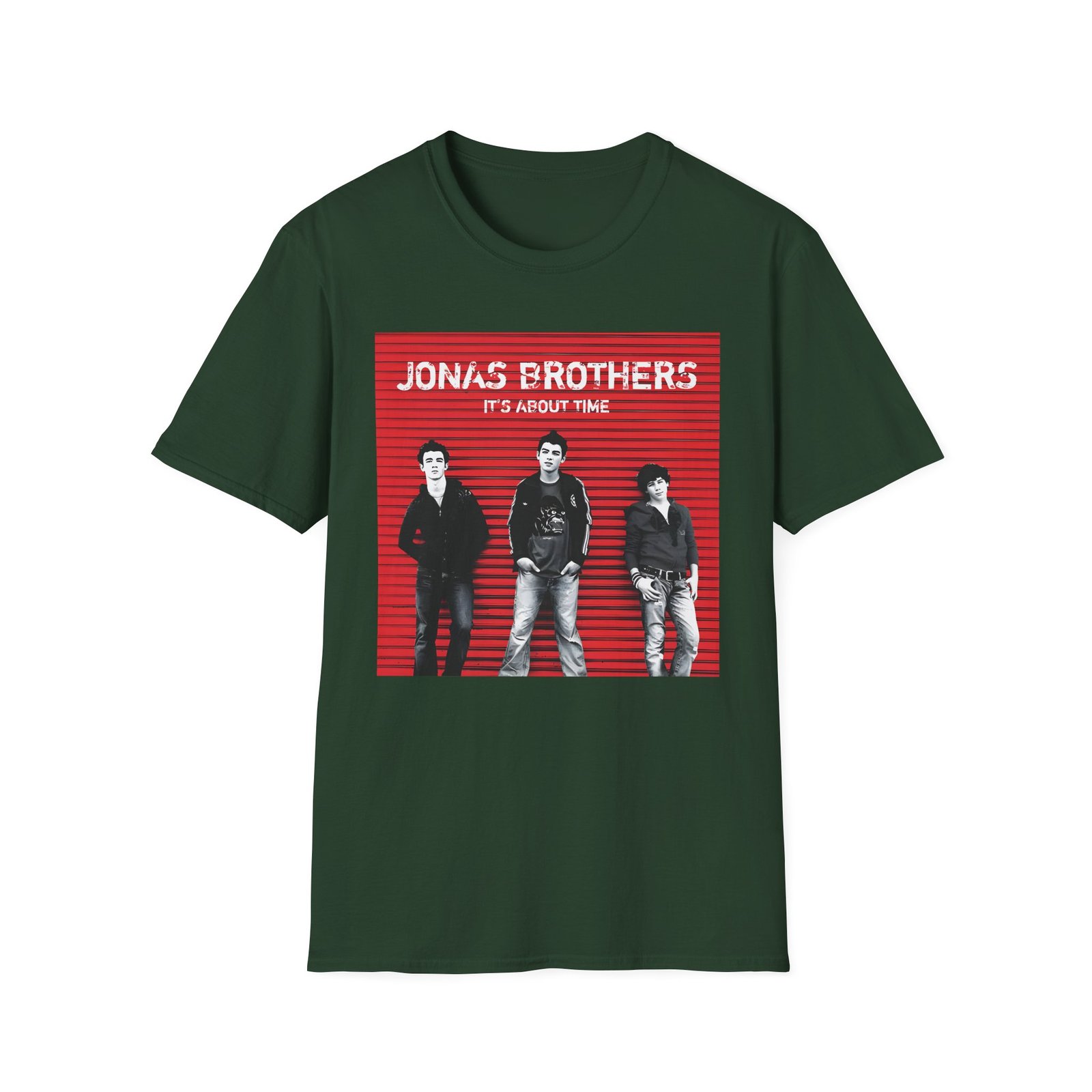 Jonas Brothers It's About Time Unisex Softstyle T-Shirt