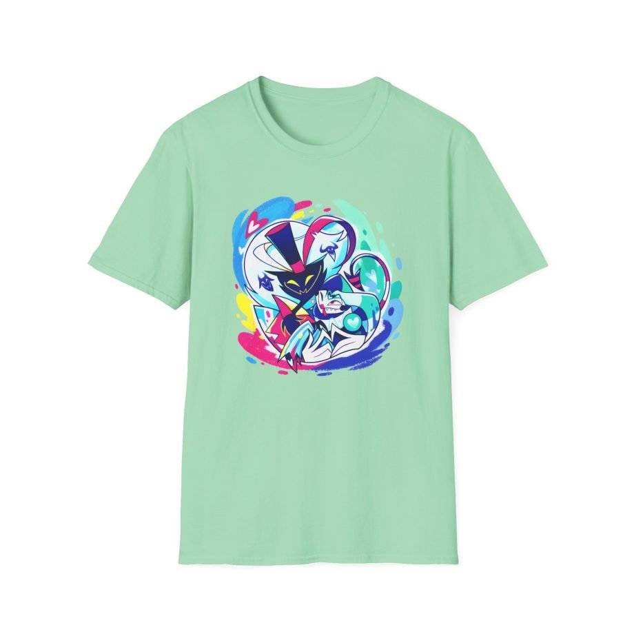 Helluva Boss Ozzie & Fizz Micro Ribbed Unisex Softstyle T-Shirt