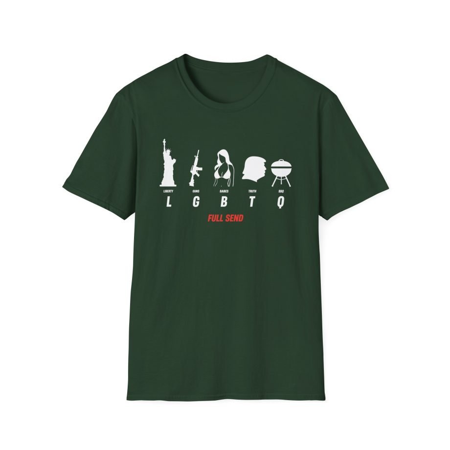 Full Send LGBTQ Unisex Softstyle T-Shirt