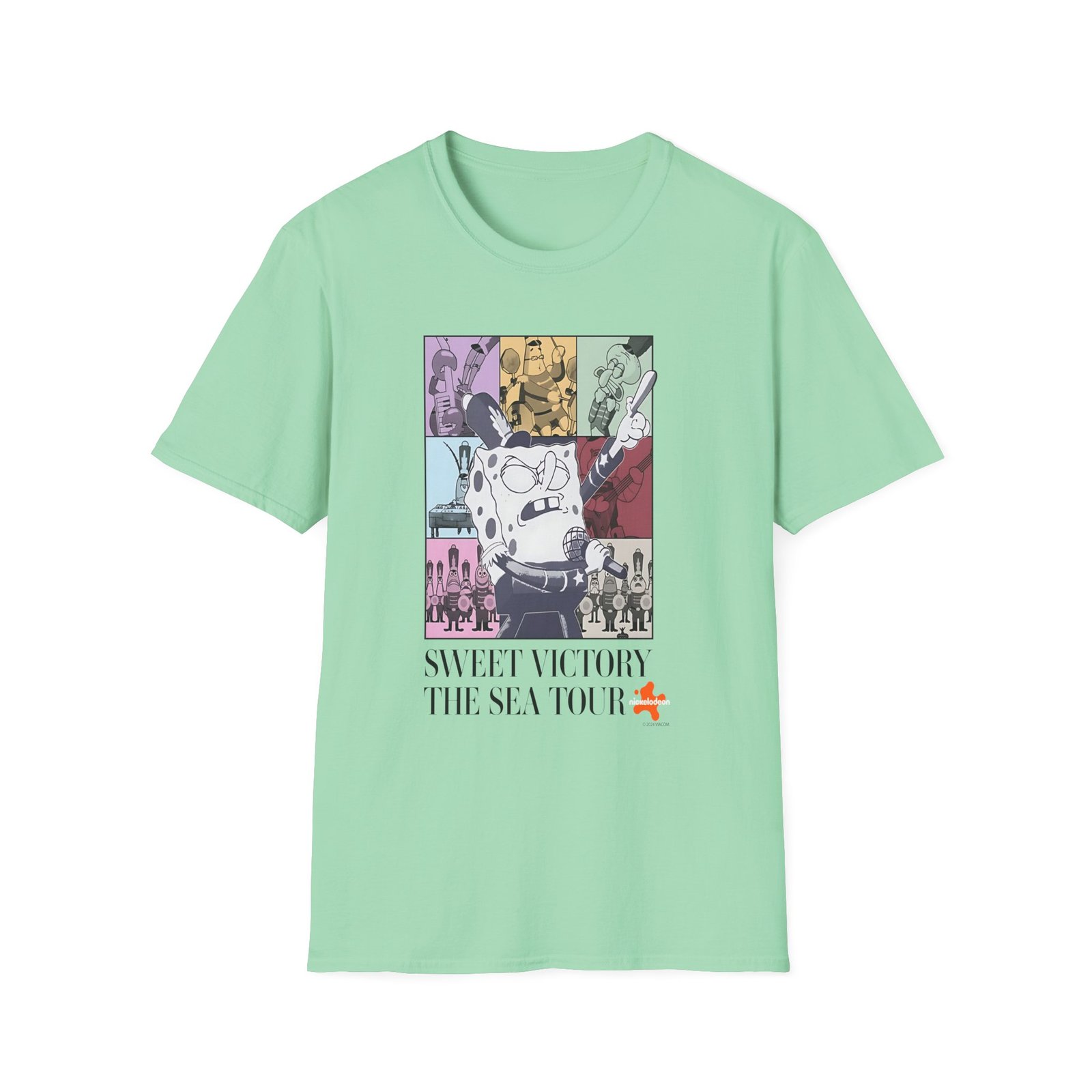 Spongebob Sweet Victory The Sea Tour Unisex Softstyle T-Shirt