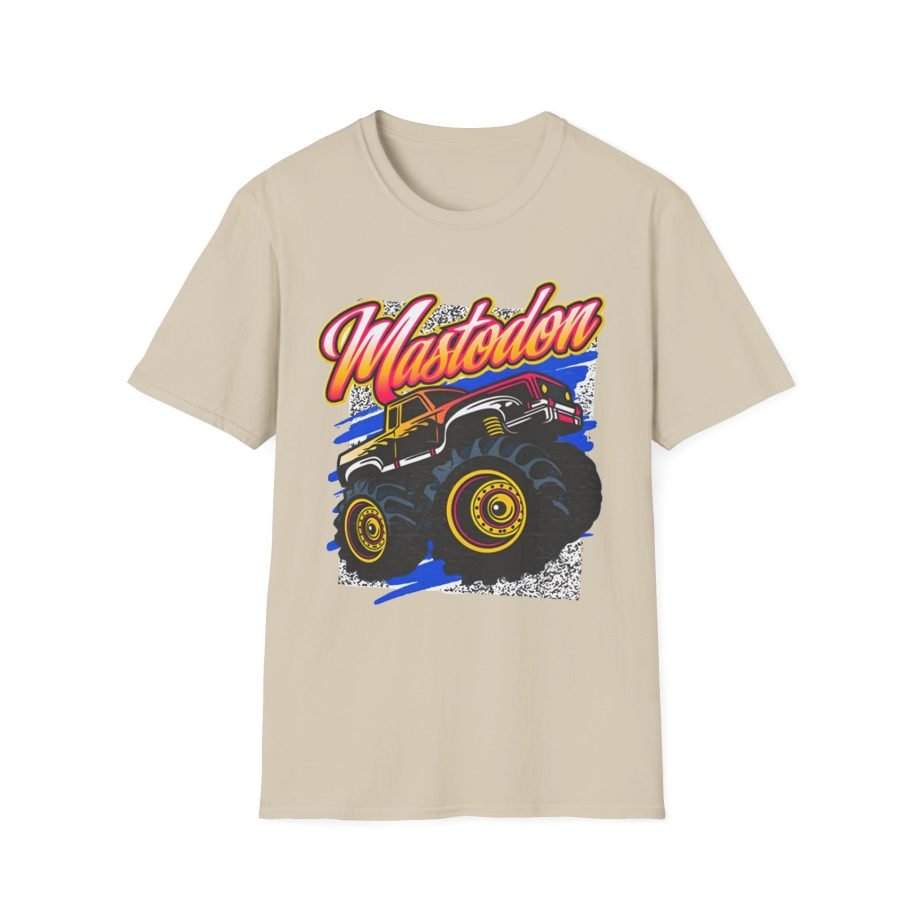 Mastodon Monster Truck Unisex Softstyle T-Shirt
