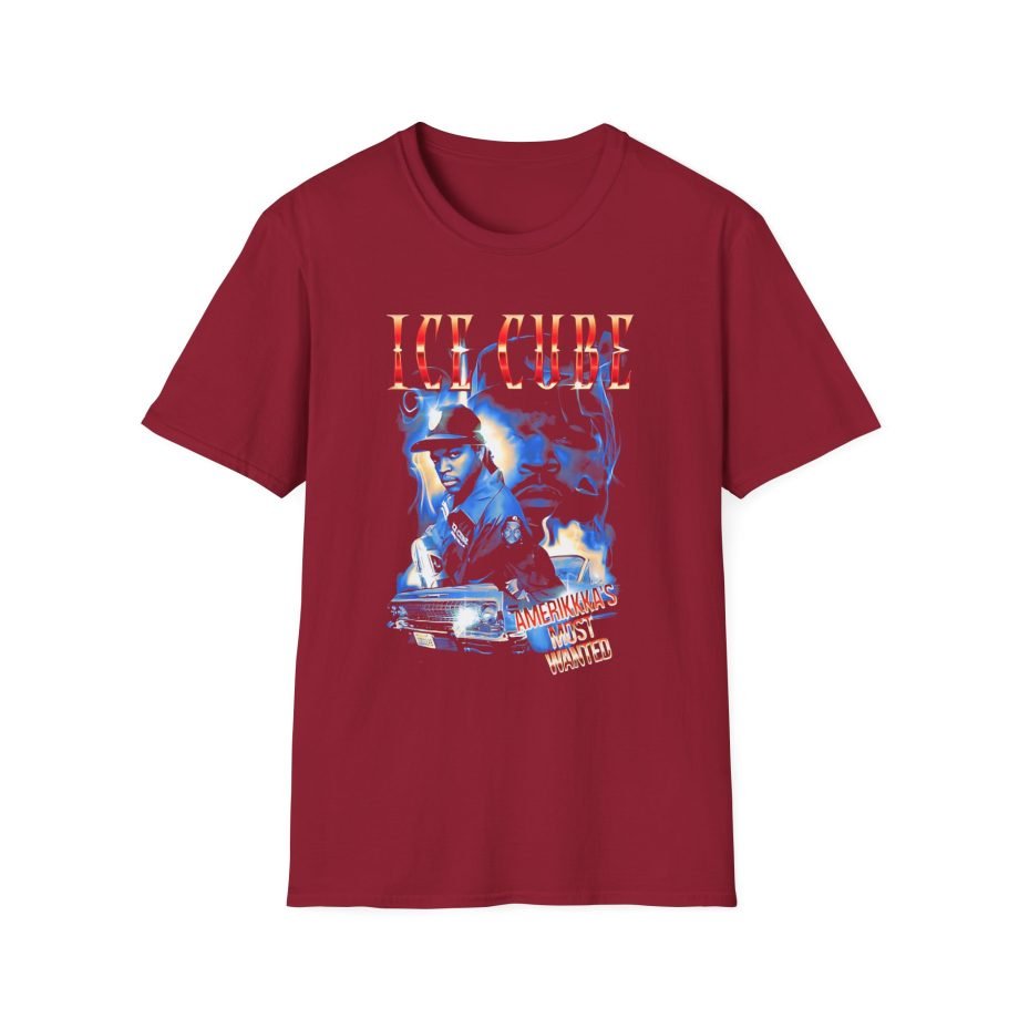 Ice Cube AMW Smoky Collage Unisex Softstyle T-Shirt