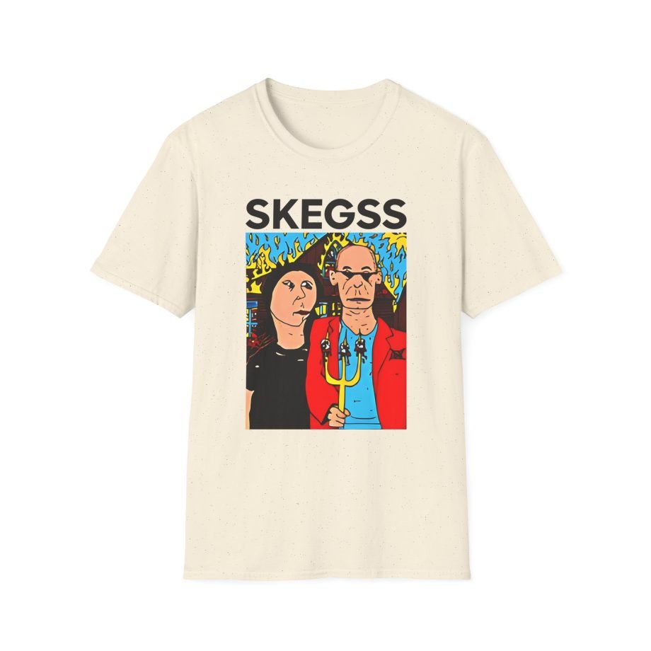 Skegss Gothic America Unisex Softstyle T-Shirt