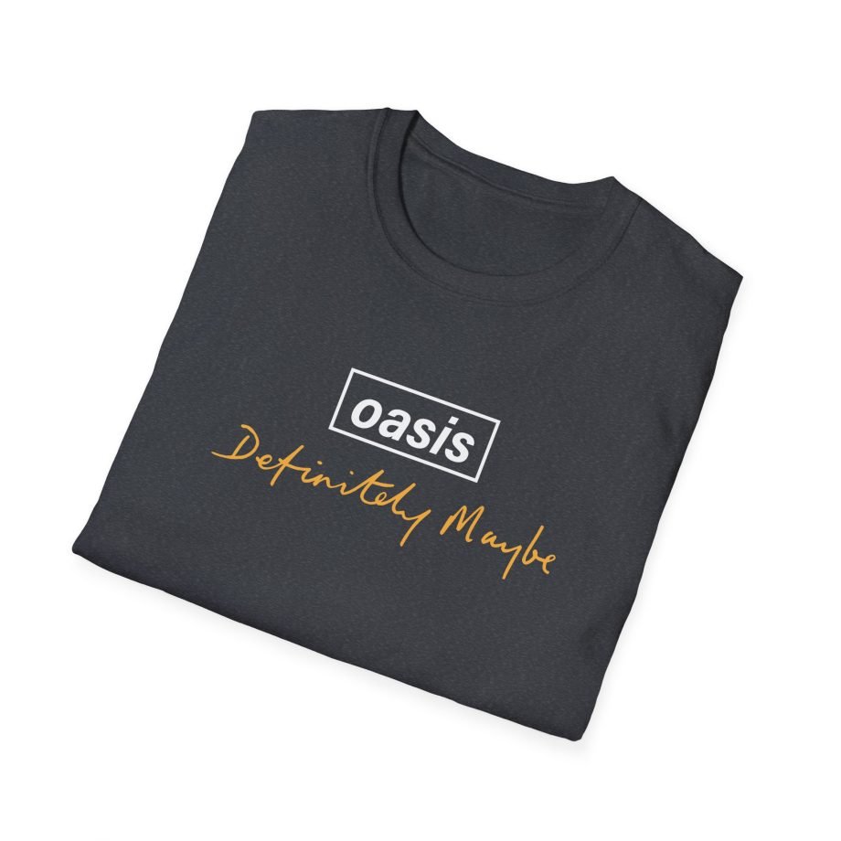 Oasis Definitely Maybe Tracklist Unisex Softstyle T-Shirt