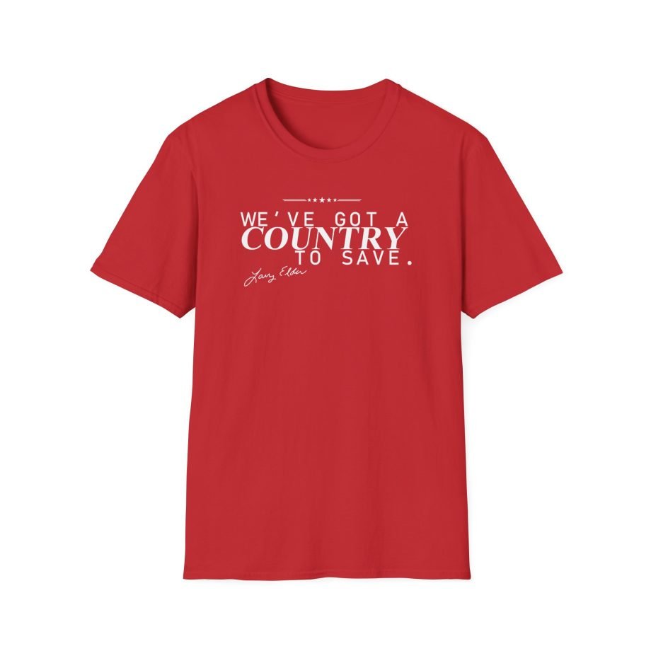 Larry Elder Our Country unisex softstyle t-shirt