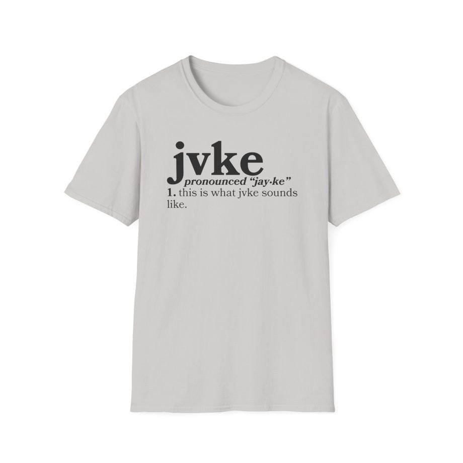 Jvke Pronunciation Unisex Softstyle T-Shirt