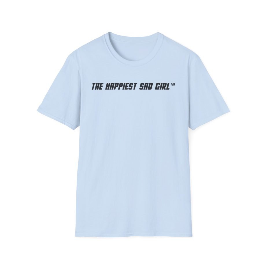 Lights Happiest Sad Girl Unisex Softstyle T-Shirt