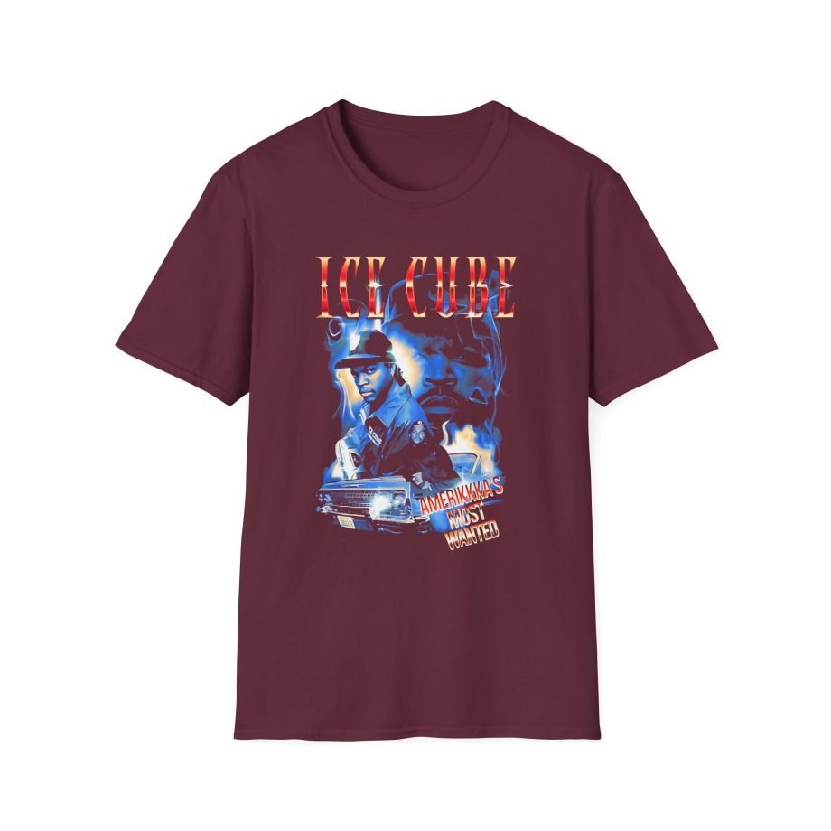 Ice Cube AMW Smoky Collage Unisex Softstyle T-Shirt