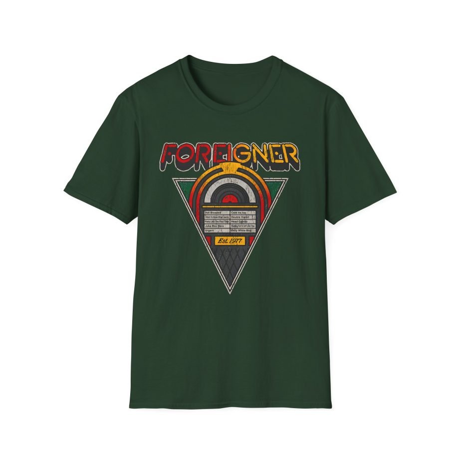 Foreigner Juke Box Unisex Softstyle T-Shirt
