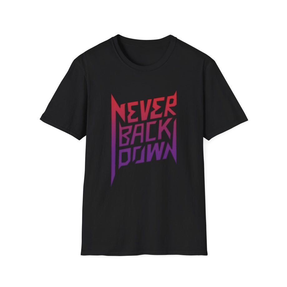 Nick Eh 30 Never Back Down Unisex Softstyle T-Shirt