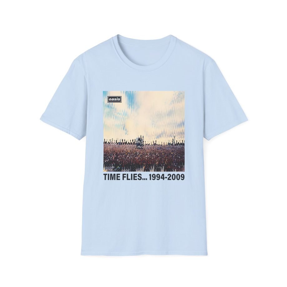 Oasis Time Flies 15th Anniversary Unisex Softstyle T-Shirt