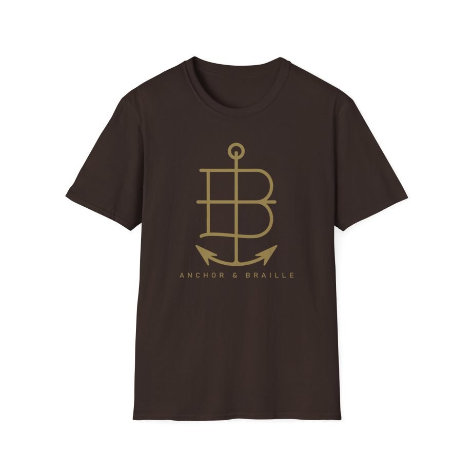 Anchor and Braille Unisex Softstyle T-Shirt