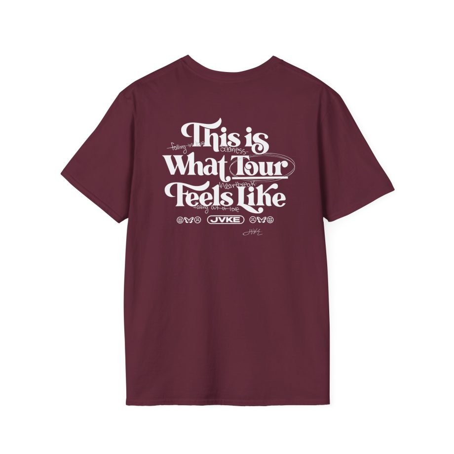 Jvke What Tour Feels Like Unisex Softstyle T-Shirt