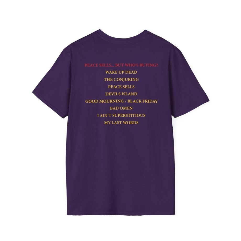 Megadeth Peace Sells Tracklist Unisex Softstyle T-Shirt