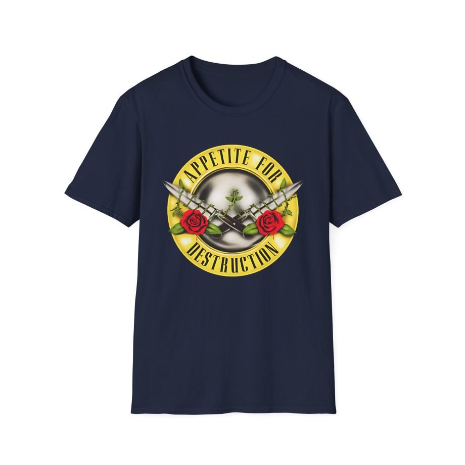 Guns N Roses Appetite for Destruction Knives Unisex Softstyle T-Shirt