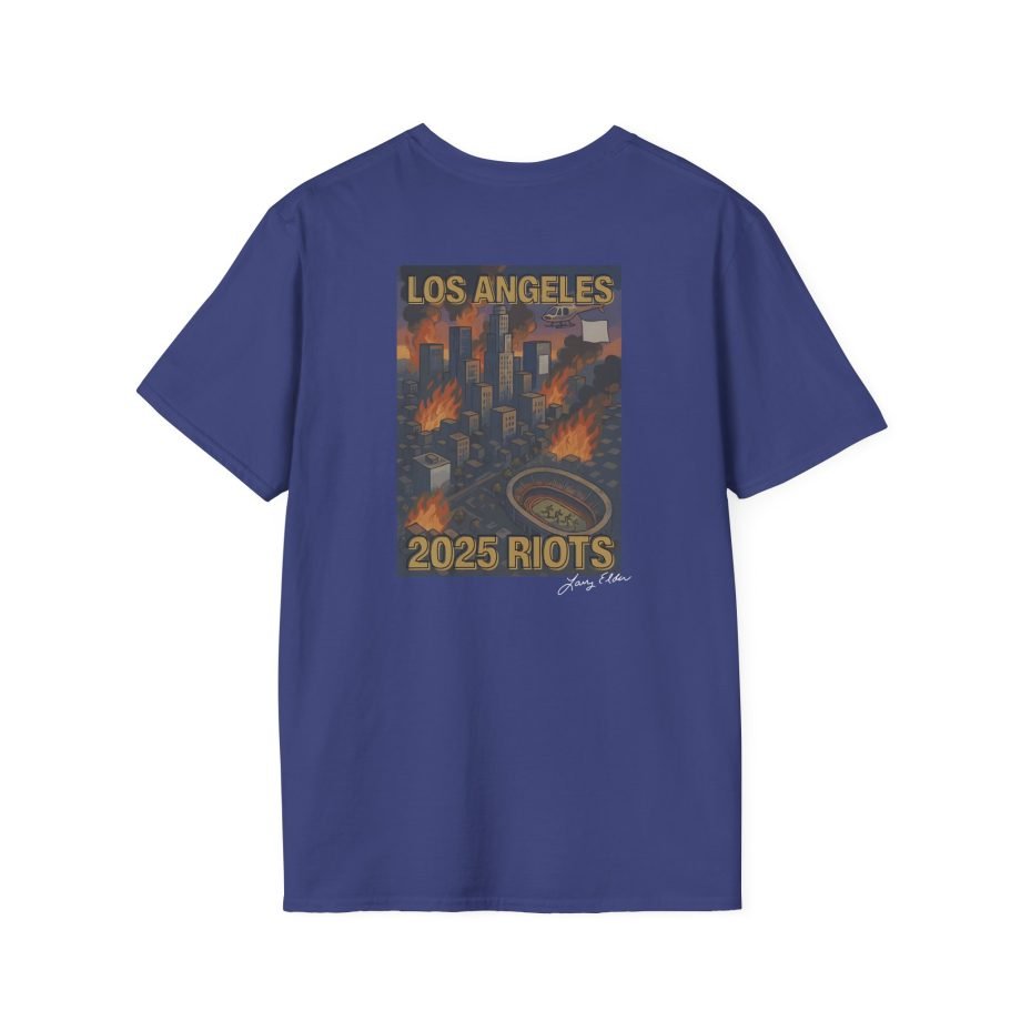 Larry Elder La Riots 2025 unisex softstyle t-shirt