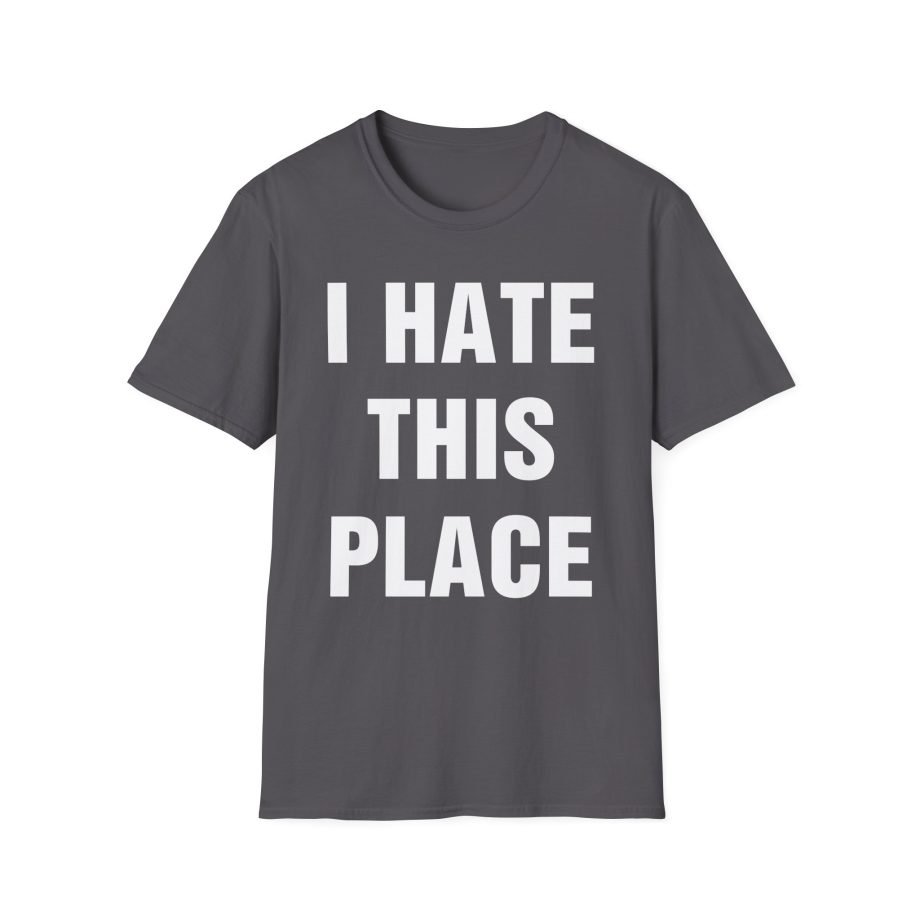 Hot Water Music I Hate This Place Unisex Softstyle T-Shirt