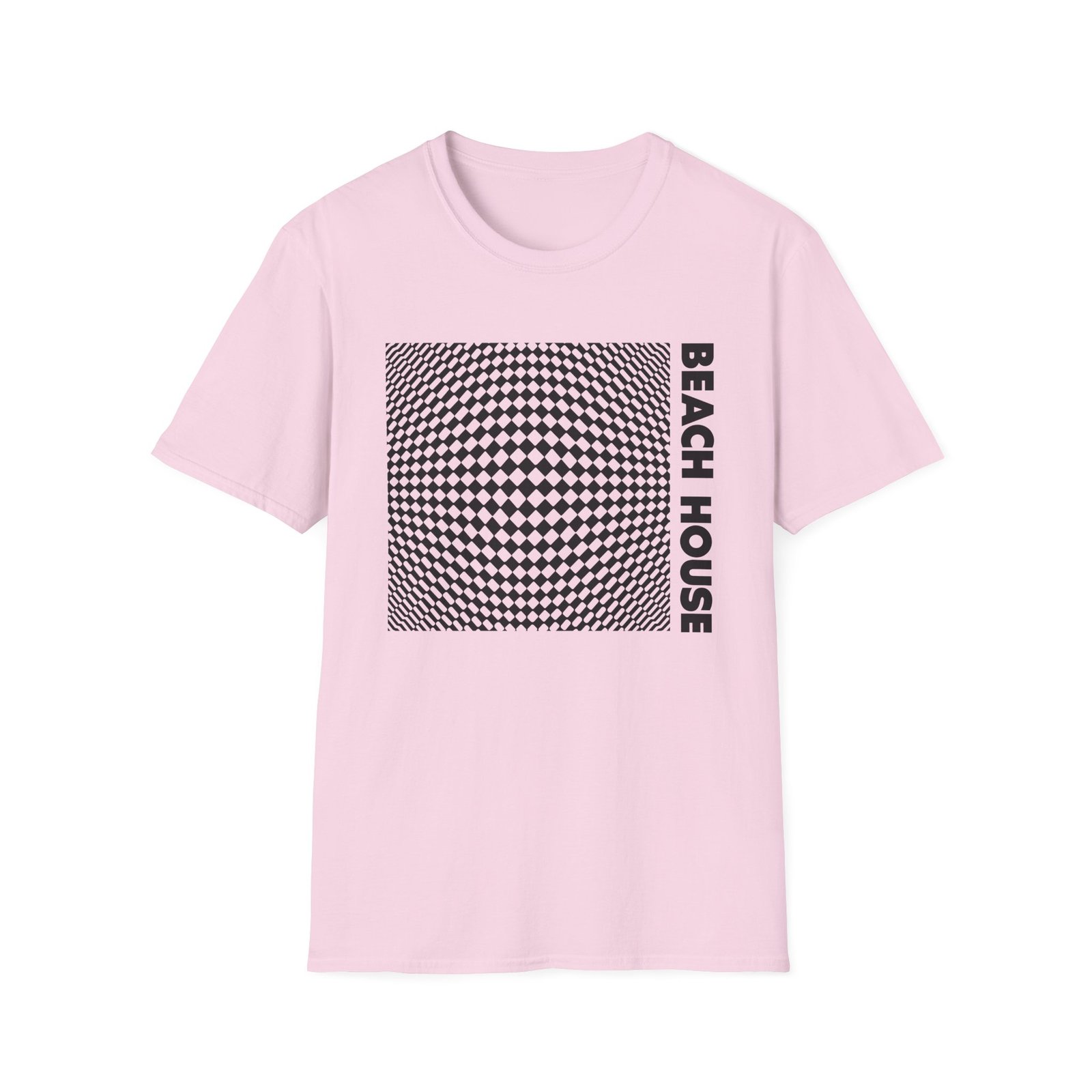 Beach House 7 Op Art Unisex Softstyle T-Shirt