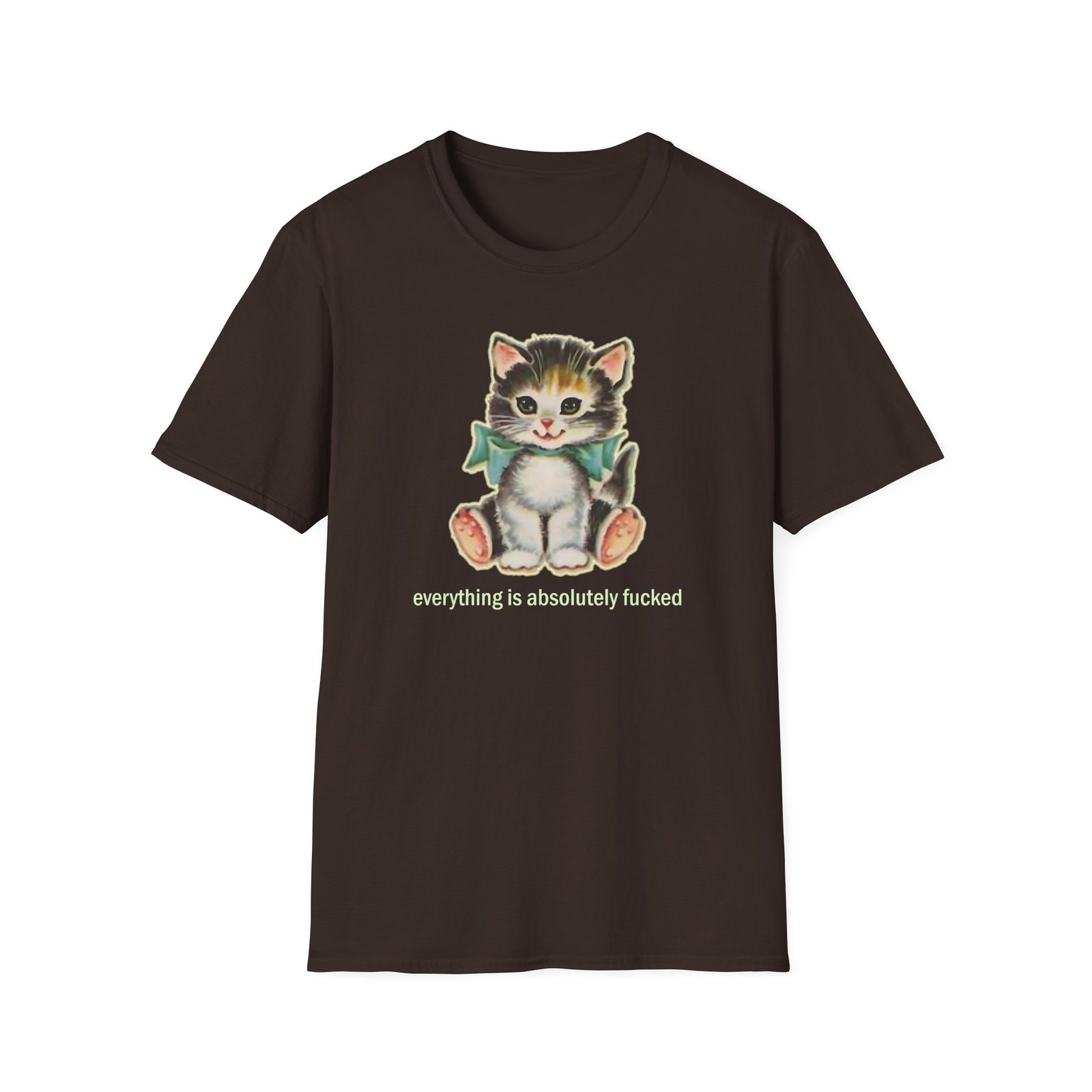 Paleface Cursed Cat Unisex Softstyle T-Shirt