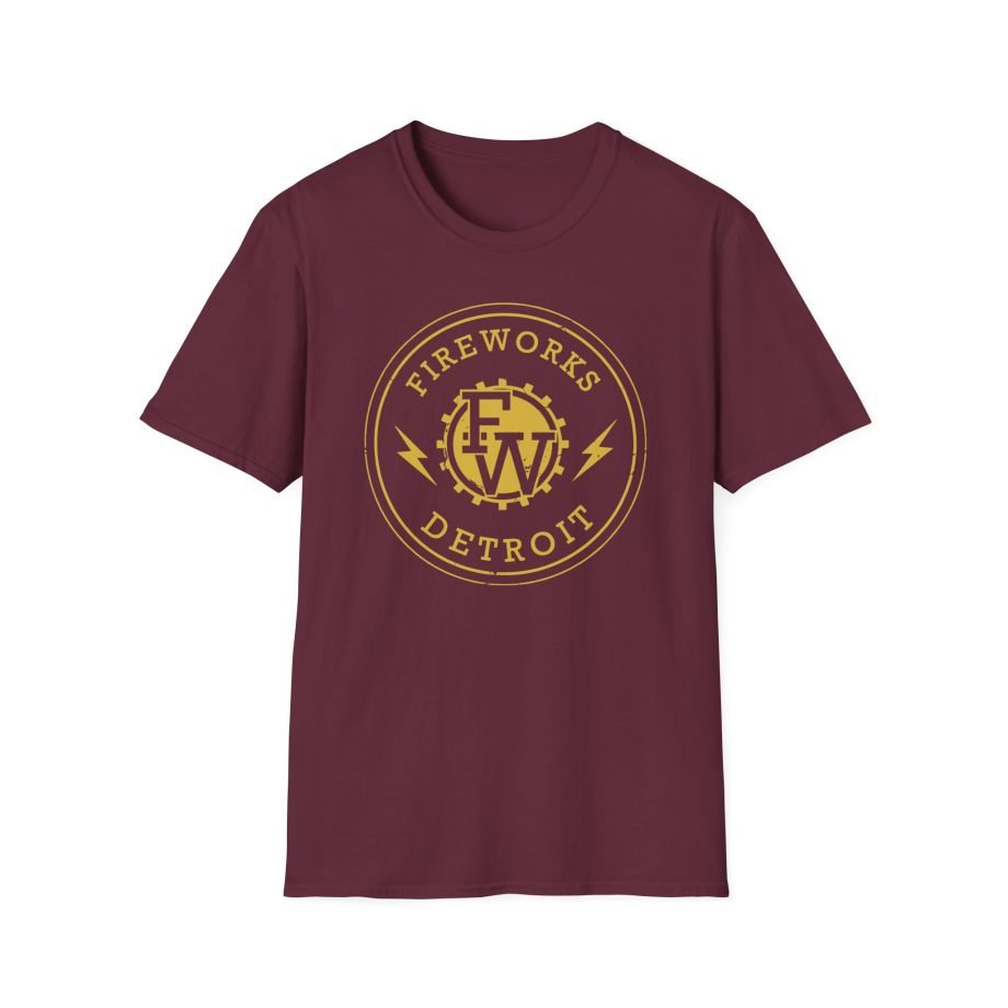 Fireworks Lightning Bolt Unisex Softstyle T-Shirt