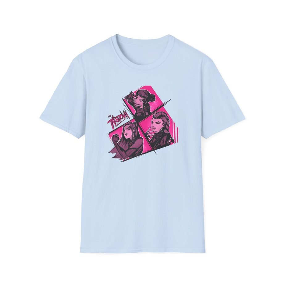 Kpop Demon Hunters Take Down Unisex Softstyle T-Shirt