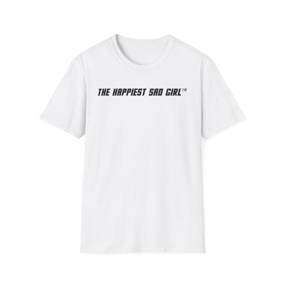 Lights Happiest Sad Girl Unisex Softstyle T-Shirt