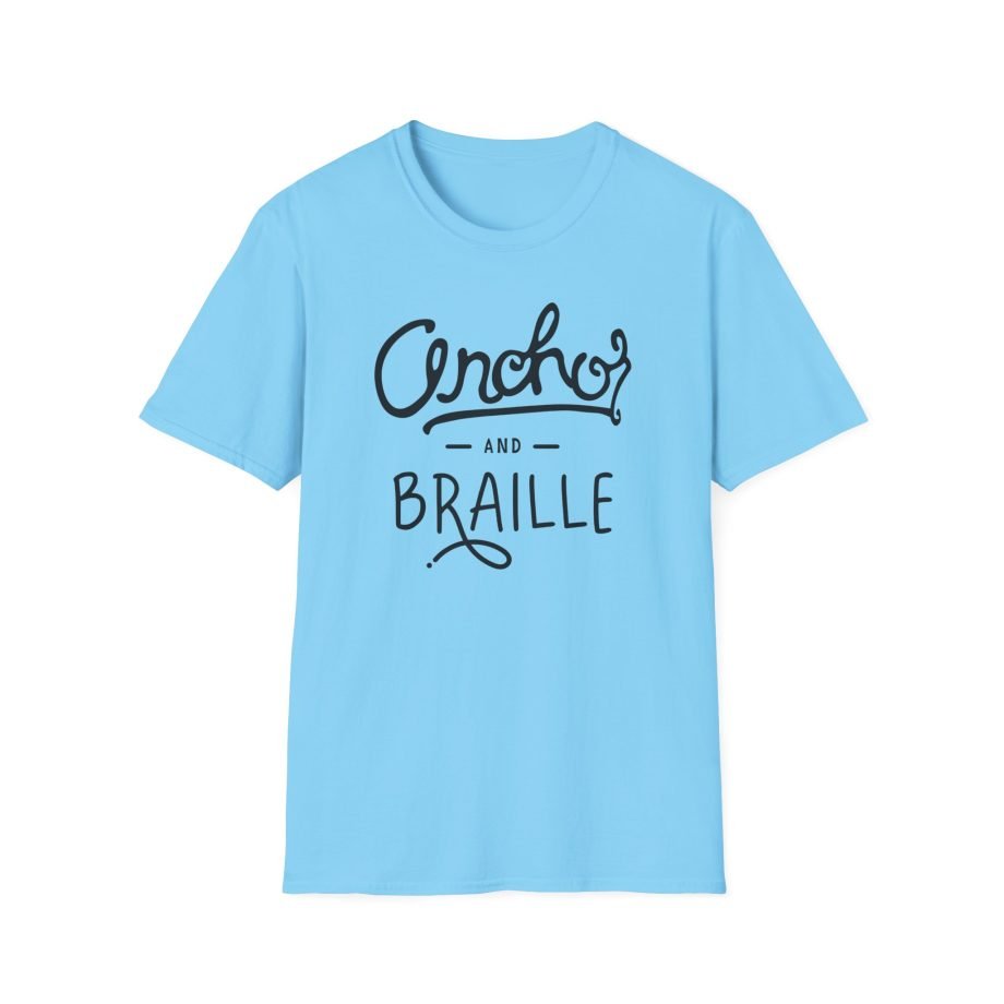 Anchor and Braille Unisex Softstyle T-Shirt