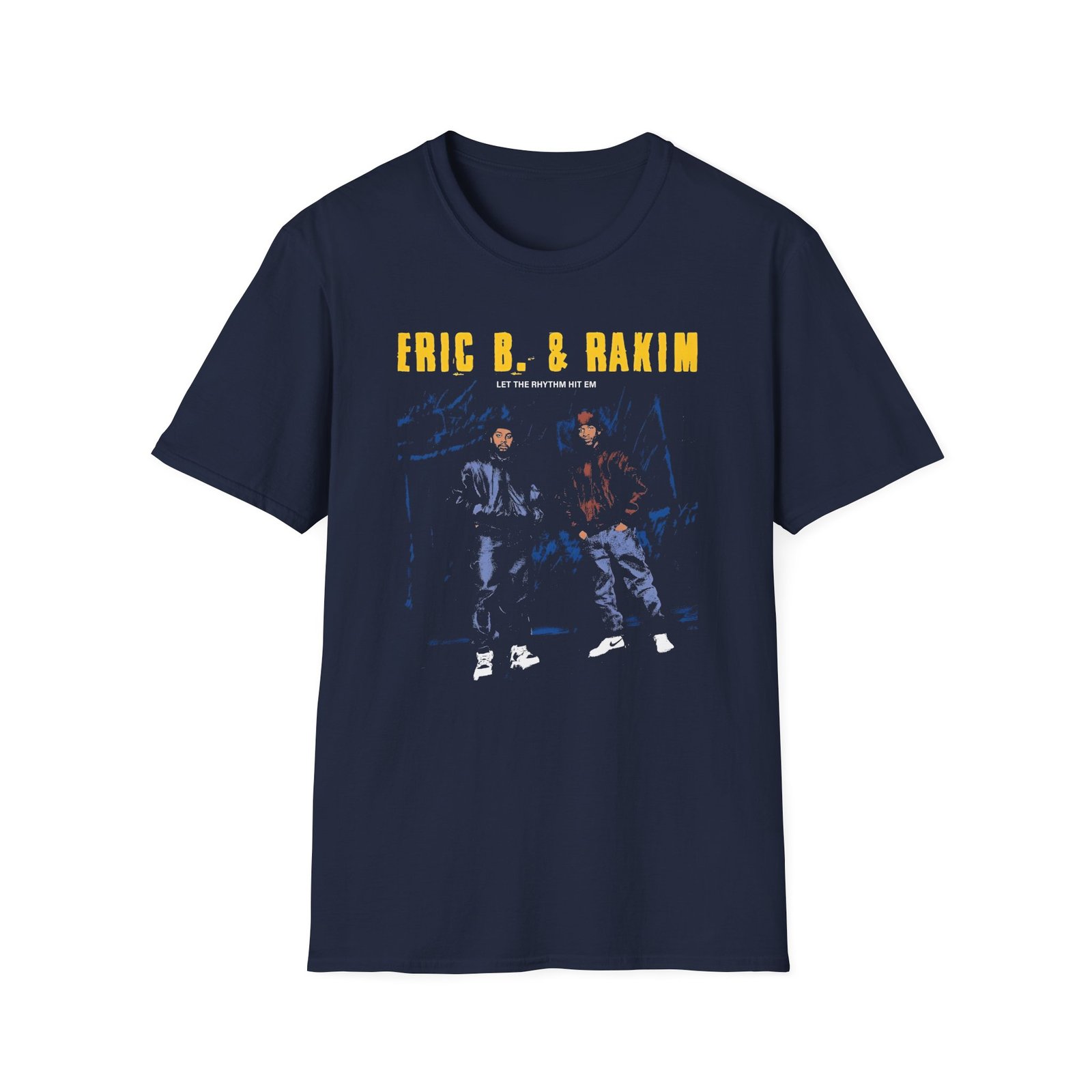 Eric B Rakim Colourised Unisex Softstyle T-Shirt