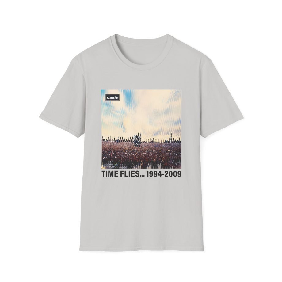 Oasis Time Flies 15th Anniversary Unisex Softstyle T-Shirt