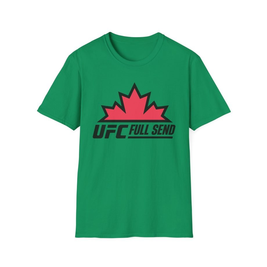 Full Send UFC Canada Leaf Unisex Softstyle T-Shirt