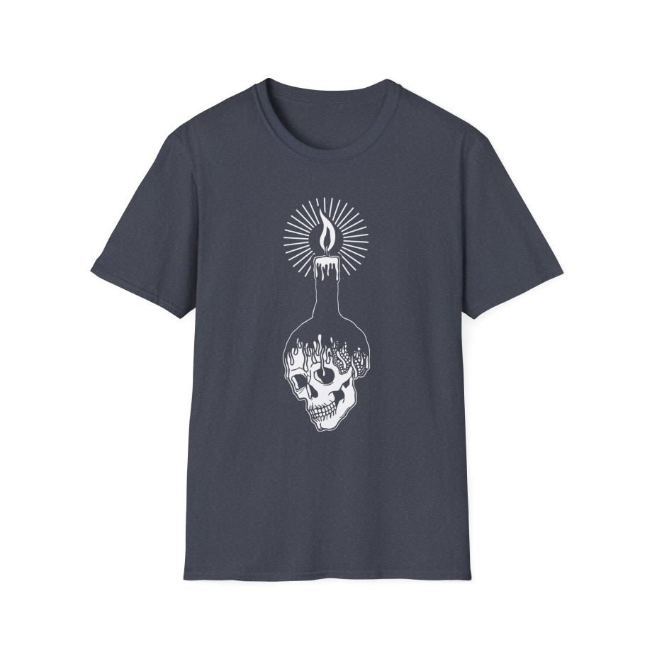 Mastodon Skull Candle Unisex Softstyle T-Shirt