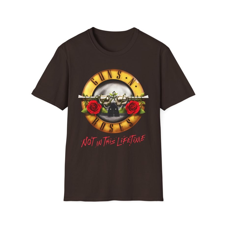 Guns N Roses Bullet Seal Tour Unisex Softstyle T-Shirt