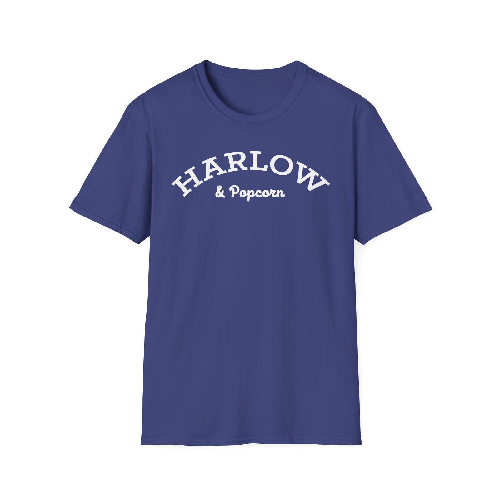 Harlow and Popcorn Unisex Softstyle T-Shirt