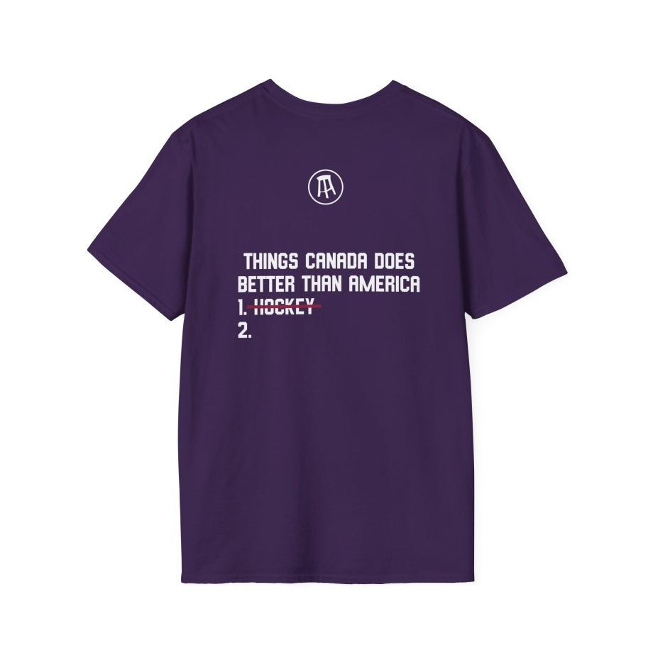 Spittin Chiclets Us Hockey Unisex Softstyle T-Shirt