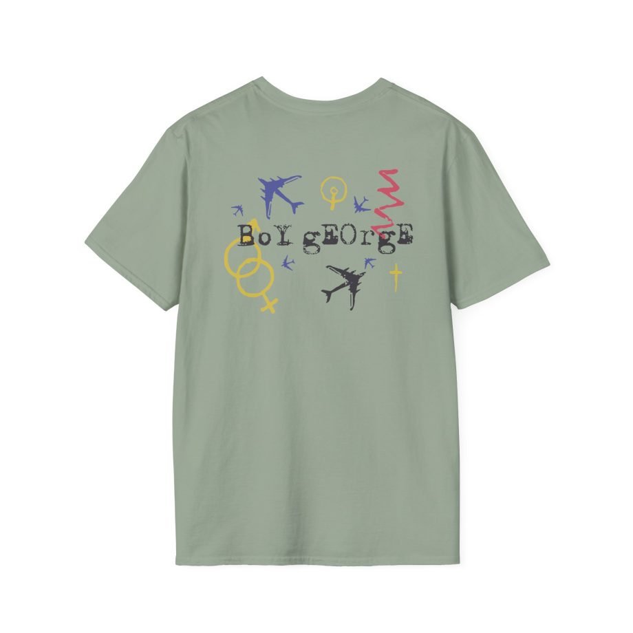 Boy George Sketchy Symbols Unisex Softstyle T-Shirt