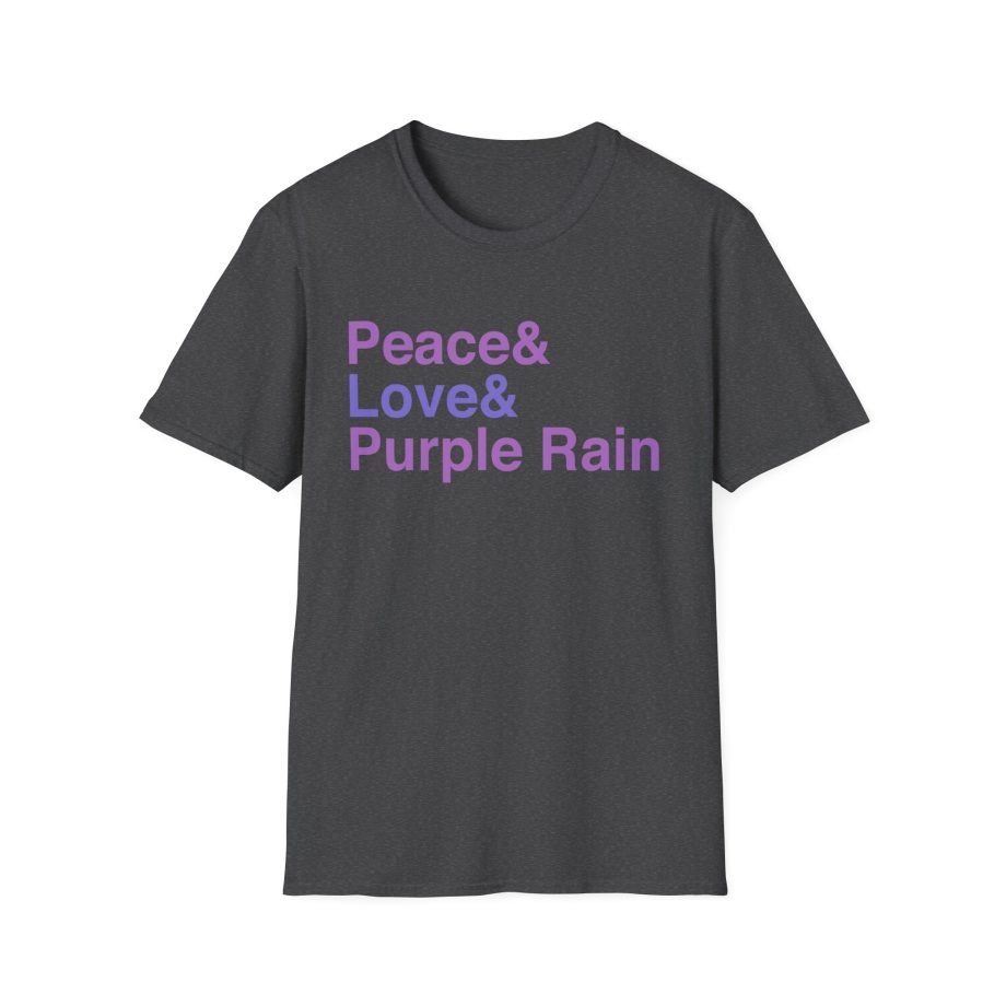 Prince & Love & Purple Rain Unisex Softstyle T-Shirt