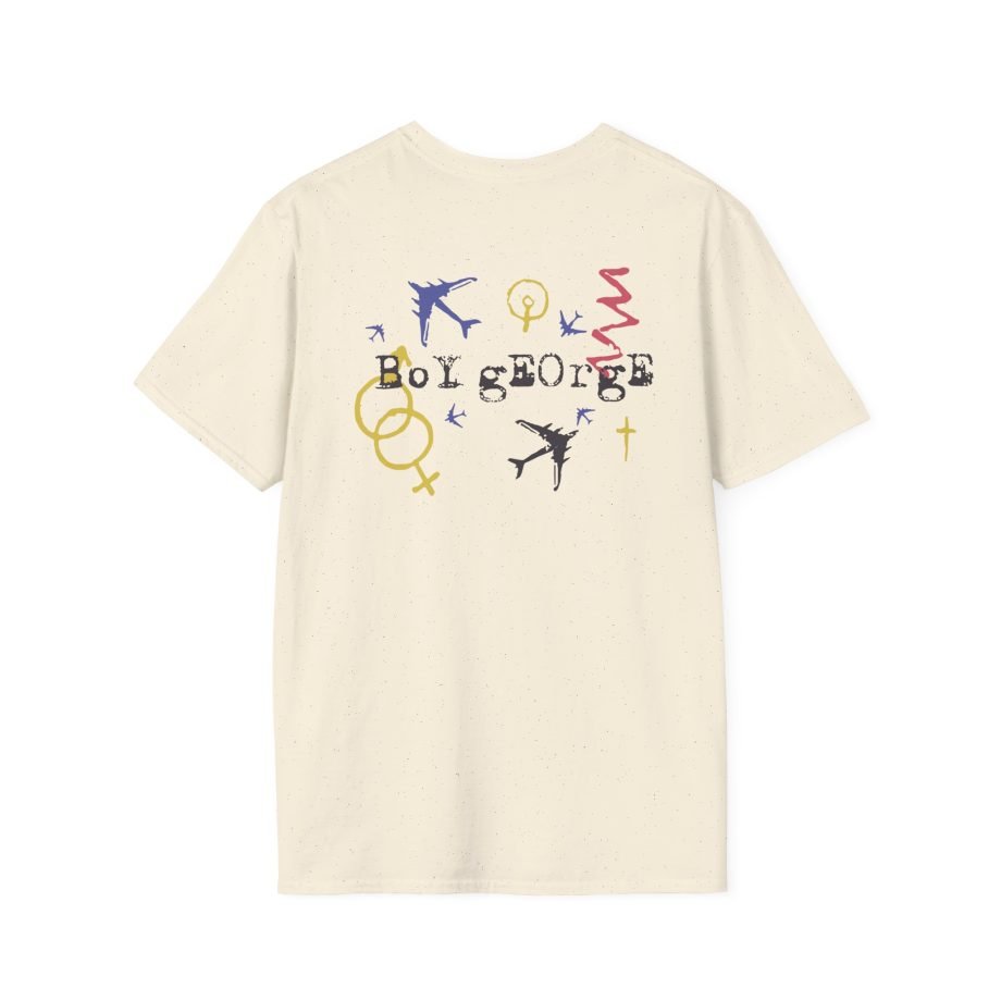 Boy George Sketchy Symbols Unisex Softstyle T-Shirt