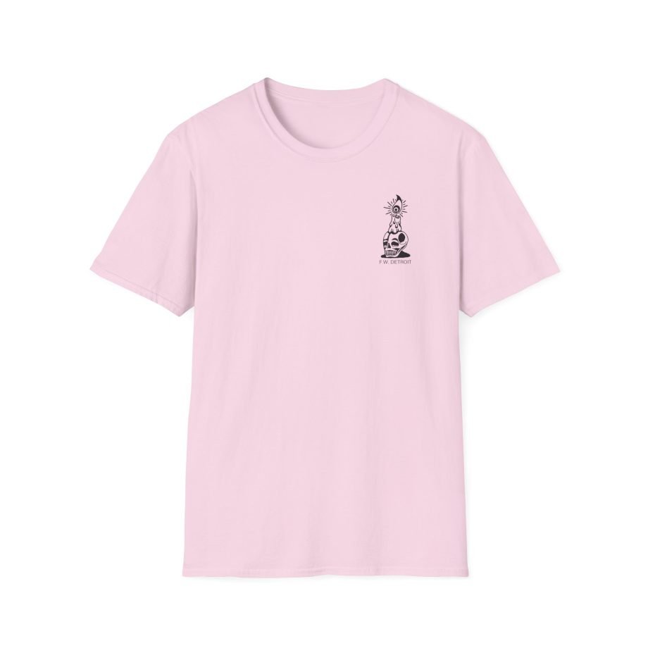 Fireworks Skull Unisex Softstyle T-Shirt